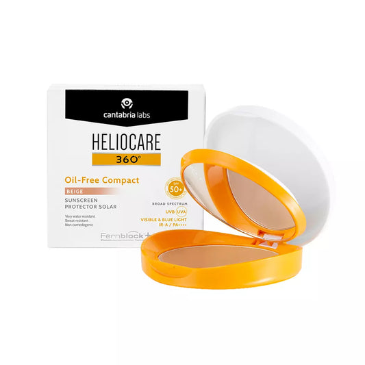 HELIOCARE 360 SPF 50 OIL FREE COMPACTO. BEIGE 10 GRS